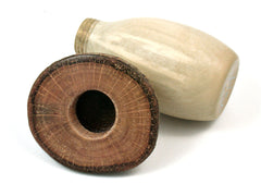 LV-3756 Threaded Wooden Mushroom Box from Holly & Coast Live Oak