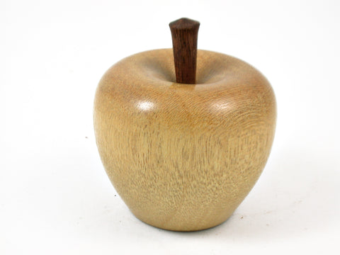 LV-3775  Hand Turned Apple Salt & Pepper Shaker, Secret Compartment from Yellowheart and Koa