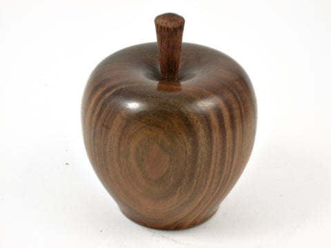 LV-3776  Hand Turned Apple Salt & Pepper Shaker, Secret Compartment from Lignum Vitae & Koa