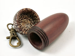 LV-3811 Acorn Pendant Box, Charm, Pill Holder from Manzanita & Betelnut-SCREW CAP