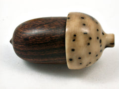 LV-3984 Desert Ironwood & Palm Nut Acorn Box, Pill Holder-SCREW CAP