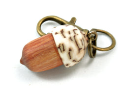 LV-4041 Raja Kayu & Palm Nut Acorn Pendant Box, Memorial Jewelry-SCREW CAP