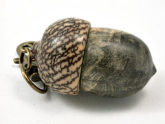 LV-4175 Acorn Pendant Box, Pill Fob from Buckeye Burl & Betel Nut-SCREW CAP