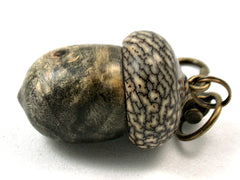 LV-4193 Buckeye Burl & Betelnut Acorn Key Fob, Pill Holder, Cash Stash-SCREW CAP