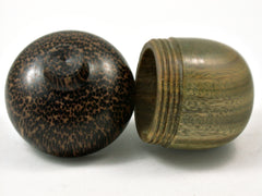 LV-4205 Wooden Acorn Pill Box, Jewelry/Engagement Ring Box from Verawood & Palm-SCREW CAP