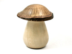 LV-4230 Threaded Wooden Mushroom Box from Holly & Coast Live Oak