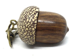 LV-4491 Tambooti & Betelnut Acorn Pendant Box, Bag Charm, Keychain-SCREW CAP