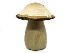 LV-4596 American Holly & Valley Oak Wooden Mushroom Keepsake Box, Pill, Jewelry Box-THREADED
