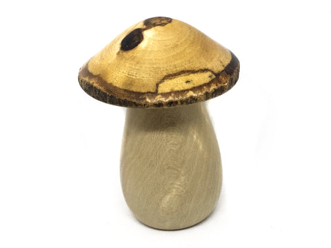 LV-4605  American Holly & Chinese Wisteria Threaded Wooden Mushroom Box