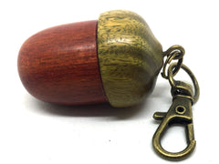 LV-4620  Wooden Acorn Pendant Box from Cardinalwood & Verawood-SCREW CAP