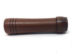 LV-4648  Manzanita & Brown Ebony Slim Box, Toothpick Holder -SCREW CAP