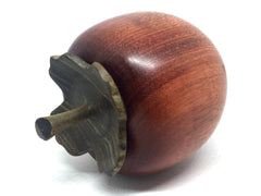 LV-4867  Persimmon Threaded Box from Cardinalwood  & Verawood-SCREW CAP