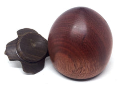 LV-4867  Persimmon Threaded Box from Cardinalwood  & Verawood-SCREW CAP