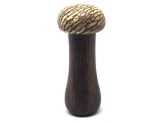LV-4898  Betel Nut with Partridgewood Mushroom Pill Holder, Needlecase-THREADED