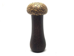 LV-4898  Betel Nut with Partridgewood Mushroom Pill Holder, Needlecase-THREADED