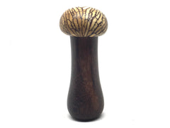 LV-4898  Betel Nut with Partridgewood Mushroom Pill Holder, Needlecase-THREADED