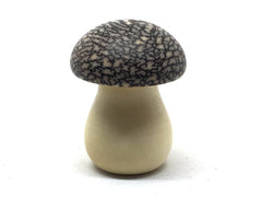 LV-4946 Holly & Betelnut Threaded Mushroom Needle Case, Pill, Jewelry Box-SCREW CAP