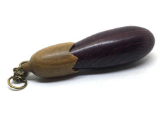 LV-4954 Camatillo & Verawood Eggplant Box, Pill Holder, Needle Case-THREADED