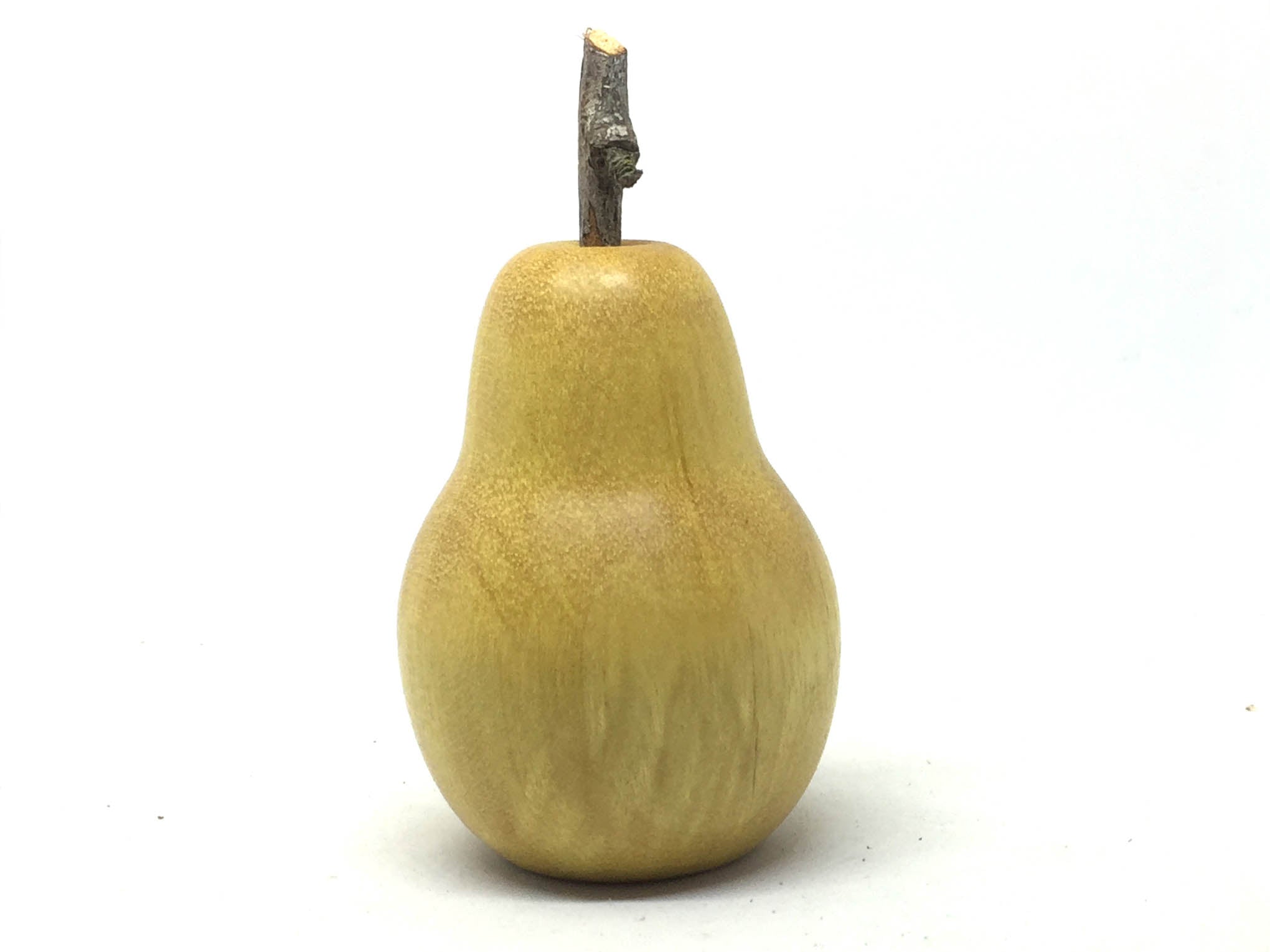 LV-4961  Hand Turned Pear Shaped Salt & Pepper Shaker, Secret Compartment from Yellowheart Wood