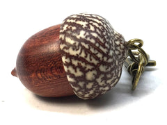 LV-4993  Wooden Acorn Pendant Box  from Cardinalwood & Betelnut-SCREW CAP