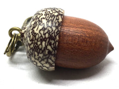 LV-5003  Wooden Acorn Pendant Box  from Cardinalwood & Betelnut-SCREW CAP