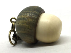 LV-5050 Verawood & American Holly Threaded Wooden Mushroom Box