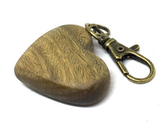 LV-5157 Verawood Heart Charm, Keychain, Wedding, Anniversary Gift-Hand Made
