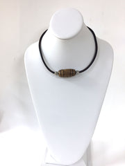 LV-5280 Pollyana Burl Pendant Necklace, Memorial Jewelry -SCREW CAP