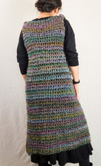 LVO-105 Pull Over Long Dress-Hand Crochet-Ready to Ship