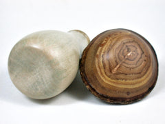 LV-3419  Holly & Japanese Pagoda Tree Wooden Mushroom Threaded Box, Jewelry Box