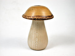 LV-3195  Holly & Wisteria Wooden Mushroom Trinket Box, Pill, Jewelry Box-THREADED