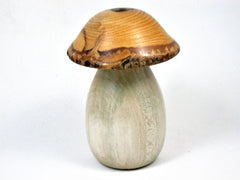 LV-3416  American Holly & Wisteria Threaded Wooden Mushroom Box