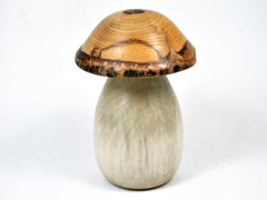 LV-3416  American Holly & Wisteria Threaded Wooden Mushroom Box