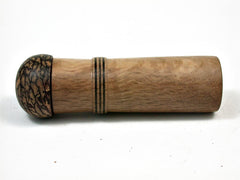 LV-2608 Cork Oak & Betelnut Slim Box, Toothpick Holder, Needle Case-SCREW CAP