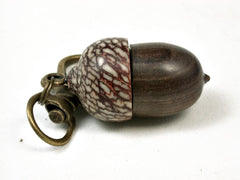 LV-2935  Acorn Pendant Box, Cremation Jewelry from Cocuswood & Betelnut-SCREW CAP