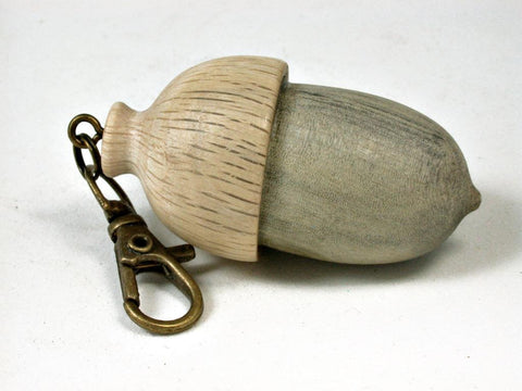 LV-2720  California Buckeye & Live Oak  Acorn Pendant Box, Bag Charm, Keychain-SCREW CAP