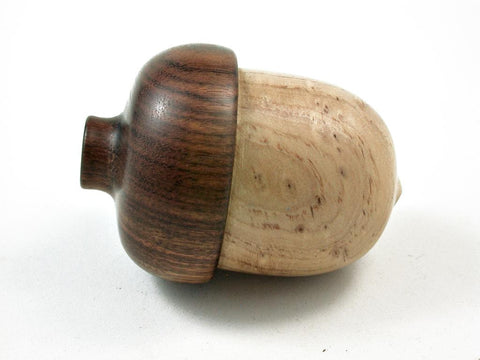 LV-2601 Incense Cedar Burl & Chechen Acorn Trinket Box, Jewelry Box-SCREW CAP