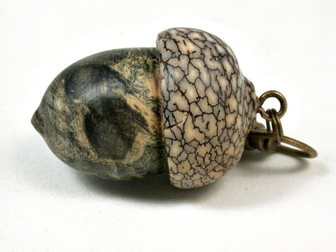 LV-2929 Acorn Pendant Box, Pill Fob from Buckeye Burl & Betel Nut-SCREW CAP