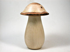 LV-2950  Holly & Live Oak Wooden Mushroom Trinket Box, Pill, Jewelry Box-THREADED