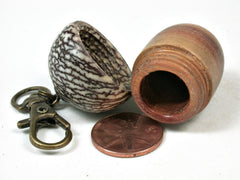 LV-2949  Acorn Pendant Box, Cremation Jewelry from Canarywood & Betelnut-SCREW CAP