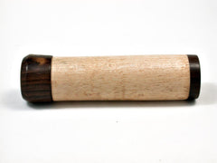 LV-2650 Birdseye Maple & Patridgewood  Slim Box, Toothpick Holder, Needle Case-SCREW CAP