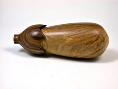 LV-1621 Olive & Tamboti Eggplant Trinket Box, Toothpick holder, Needle Case-SCREW CAP