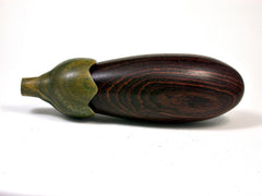 LV-1623 Camatillo & Verawood Eggplant Trinket Box, Toothpick holder, Needle Case-SCREW CAP