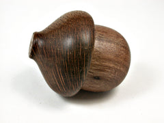 LV-1678 Ohia-Lehua & Macadamia Wooden Acorn Trinket Box, Keepsake, Jewelry, Ring Box-SCREW CAP