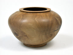 LV-0325 Red Mangrove Hand Turned Wooden Bowl, Vase, Hollow Form-RARE