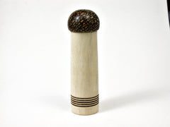 LV-1800  Holly & Betelnut  Wooden Slim Pill Box, Toothpick Holder, Needle Case-SCREW CAP