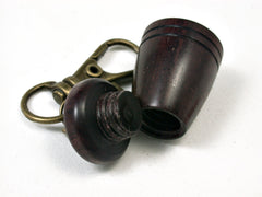 LV-1821 Bois de Rose Secret Compartment, Pill Pendant, Memorial Jewelry-SCREW CAP