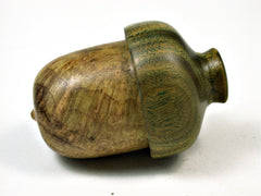 LV-1867 Redbud Burl & Verawood Acorn Trinket Box, Keepsakes, Jewelry Box-SCREW CAP