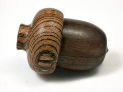 LV-1914 Mun Ebony & Bocote Wooden Acorn Trinket Box, Keepsakes, Jewelry Box-SCREW CAP