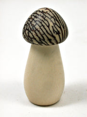 LV-2001 Holly & Betelnut Threaded Mushroom Neddlecase, Pill, Jewelry Box-SCREW CAP